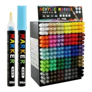Set of 12 Professional Acrylic Marker Colors